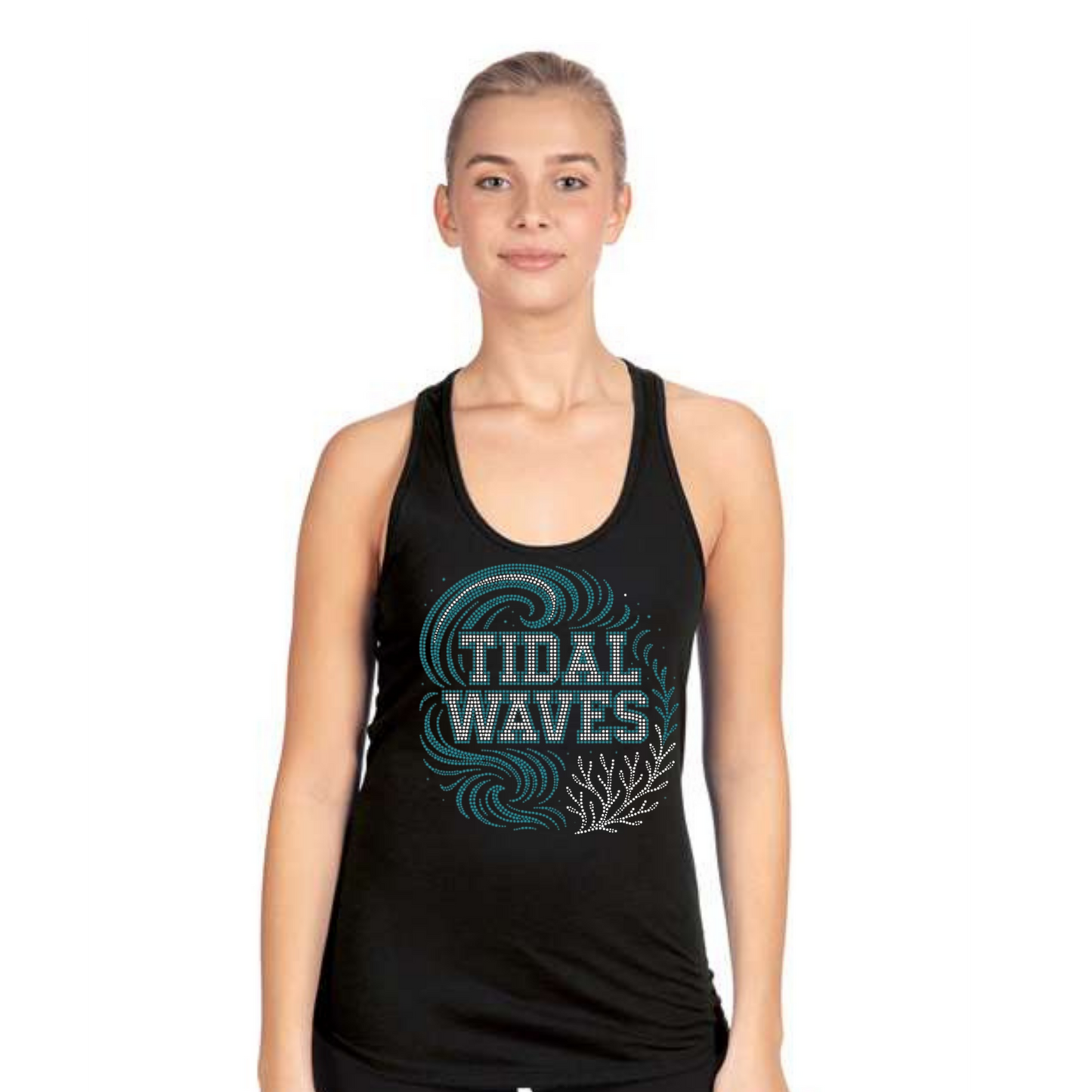 Tidal Waves Tank Black