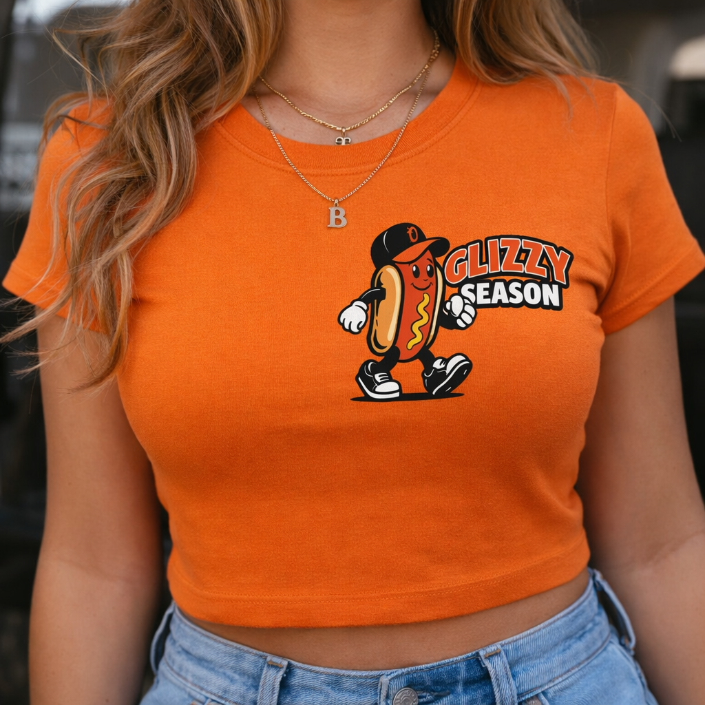 Glizzy Season Baby Tee