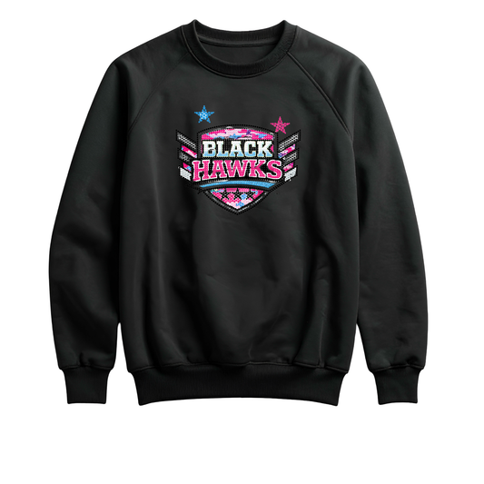 Black hawks Crewneck